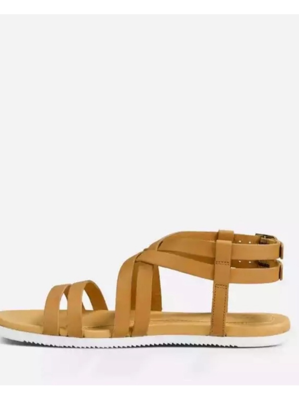 Teva | Women's Tan Avalina Crossover Leather Sandal 7